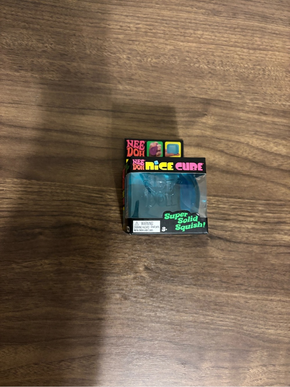 Blue Needoh Nice Cube Super Solid Squish Toy